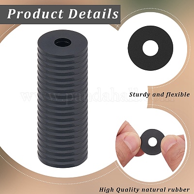 100Pcs Nylon Flat Washers&nbsp;FIND-CP0003-32-1