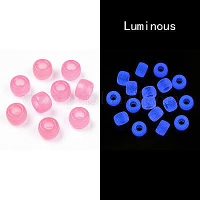 Transparent & Luminous Plastic Beads&nbsp;KY-T025-01-H06-1
