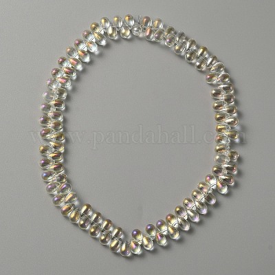 Electroplate Glass Beads&nbsp;GLAA-WH0023-29C-1