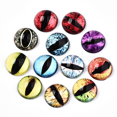 Glass Cabochons&nbsp;GGLA-N043-013-1