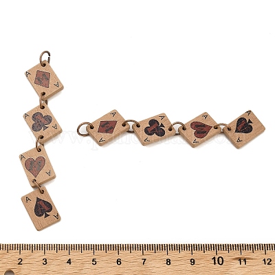 Poplar Wood Pendants&nbsp;FIND-Z048-06-1