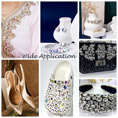 Sew on Rhinestone&nbsp;RGLA-T034-4x8mm-09-1