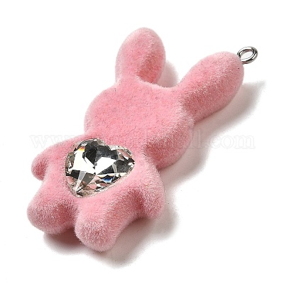 Flocky Resin Pendants&nbsp;RESI-E059-03A-1