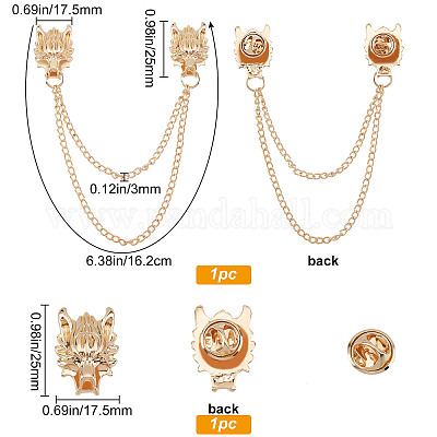 ラペルピン　2種 ラペルピン2点セット【ハットピン・ダブルタック】【WEB限定