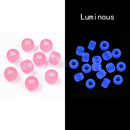 Transparent & Luminous Plastic Beads KY-T025-01-H06-1