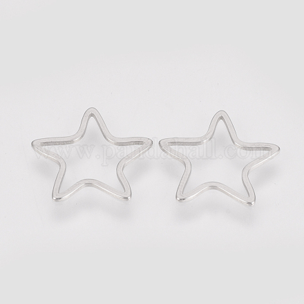 Tarnish Resistant 304 Stainless Steel Linking Ring STAS-S079-17B-1