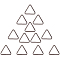 12Pcs Triangle Iron Linking Rings, Gunmetal, 41.5x45x4mm, Inner Diameter: 34x37.5mm