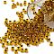 TOHO 6/0 Round Beads, Japanese Seed Beads, (745) Copper Lined Marigold, 4mm, Hole: 1.5mm, about 840pcs/50g