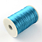 Polyester Cords, Satin Rattail Cord, Dodger Blue, 2mm, about 98.42 yards(90m)/roll