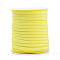 Soft Nylon Braided Cord, Elastic Piping Cord Trim, Yellow, 5x3mm, about 21.87 yards(20m)/roll