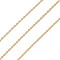 Rack Plating Brass Cable Chains, Unwelded, with Spool, Long-Lasting Plated, Cadmium Free & Lead Free, Real 18K Gold Plated, 1.5x1x0.2mm
