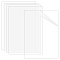 PVC Sheets, Rectangle, Clear, 298x211x1mm