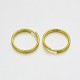 Brass Split Rings&nbsp;KK-E647-09G-9mm-2