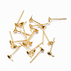 304 Stainless Steel Stud Earring Settings&nbsp;STAS-H558-09G-1