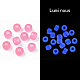 Transparent & Luminous Plastic Beads&nbsp;KY-T025-01-H06-1