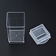 プラスチックビーズ収納ケース  長方形  透明  5x2.95x2.7cm&nbsp;CON-N012-04-5