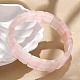 Natural Rose Quartz Gemstone Stretch Bracelets&nbsp;BJEW-F406-B04-1