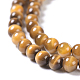 Natural Tiger Eye Round Bead Strands&nbsp;G-L411-07-4mm-6