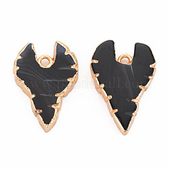 Natural Agate Pendants&nbsp;G-N326-122C