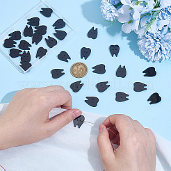 60Pcs Acrylic Buttons&nbsp;BUTT-PH0001-59B-02