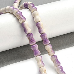 Baking Paint Synthetic Turquoise Beads Strands&nbsp;G-H060-05A