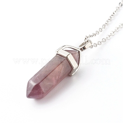 Bullet Shaped Natural Mixed Gemstone Jewelry Sets&nbsp;SJEW-JS01204