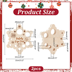 Wooden Safety Eyes Tool&nbsp;WOOD-WH0050-011A