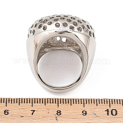 304ステンレススチールオープンカフリング  ラウンド  ステンレス鋼色  7.5mm  内径：17.4mm&nbsp;LS-RJEW-D336-05P