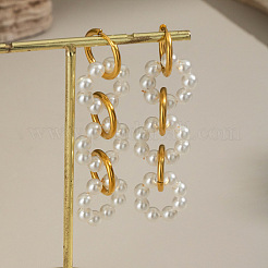 304 Stainless Steel Round Ring Hoop Earrings&nbsp;DS4927