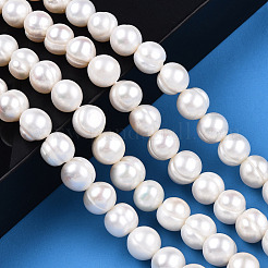Natural Cultured Freshwater Pearl Beads Strands&nbsp;PEAR-N013-09C