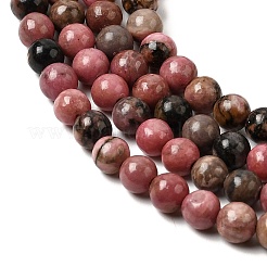 Natural Rhodonite Beads Strands&nbsp;G-G717-4mm
