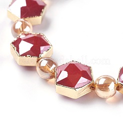 Opaque Glass Beads Strands&nbsp;EGLA-P045-A10