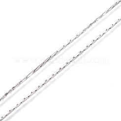 変色しにくい304ステンレススチール製ボストンリンクチェーン  溶接されていない  ステンレス鋼色  1mm&nbsp;CHS-I005-04P