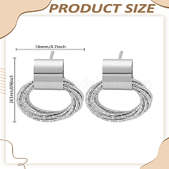 1Pair Alloy Stud Earrings&nbsp;EJEW-LP0008-025