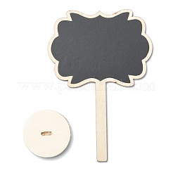 Flower Boxwood Mini Chalkboard Signs&nbsp;WOOD-F010-03