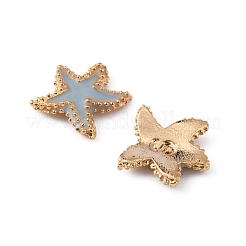 Alloy Enamel Cabochons&nbsp;MRMJ-WH0064-45A