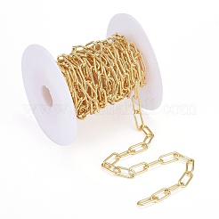 Brass Paperclip Chains&nbsp;CHC-G007-01G-01