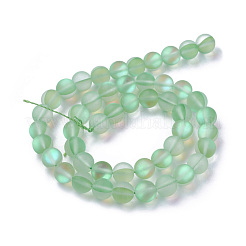 Synthetic Moonstone Beads Strands&nbsp;G-F142-8mm-15