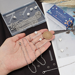 40Pcs 3 Styles Clear Glass Wish Bottle Pendants Set&nbsp;GLAA-SC0002-36