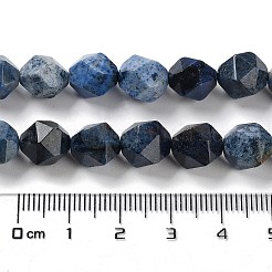 天然デュモルティエライトクォーツビーズ連売り  多面カット  スターカットラウンドビーズ  7.5~8.5x7~8x7~8mm  穴：1.4mm  約48~49個/連  14.76~15.08インチ（37.5~38.3cm）&nbsp;G-G030-A04-01