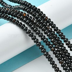 天然石瑪瑙ビーズ連売り  染め＆加熱  ロンデル  4~4.5x2.5~3mm  穴：0.9mm  約132~134個/連  15.43~15.75''（39.2~40センチメートル）&nbsp;G-D067-B01-02