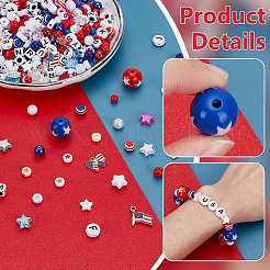 Independence Day Theme DIY Making Findings Kits&nbsp;DIY-PH0028-93