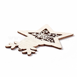 Christmas Spray Painted Wood Big Pendants&nbsp;LS-FIND-H030-22