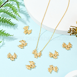 8Pcs 304 Stainless Steel Pendants&nbsp;STAS-BBC0007-90