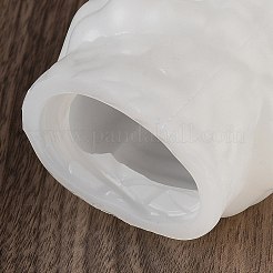 ハロウィン DIY キャンドル作り  レジン型  UVレジン用  エポキシ樹脂工芸品作り  ホワイト  ハート  80x80x88mm  内径：58x72x78mm&nbsp;AJEW-U014-01A
