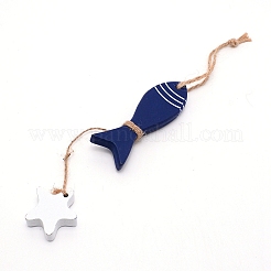 MDF Board Pendant Ornaments&nbsp;HJEW-WH0014-19C
