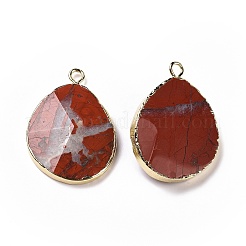Natural Red Jasper Pendants&nbsp;G-I207-14P-G