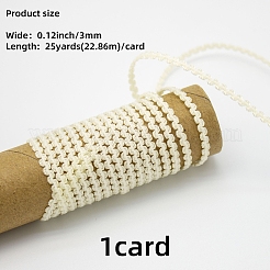 25 Yards Nylon Wavy Fringe Lace Trim Ribbon&nbsp;OCOR-GF0004-30F
