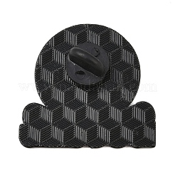 エナメルピン  バックパックの服に合う合金製のラペルピン。サッカーテーマ  混合図形  29~31x30.5~34mm&nbsp;JEWB-I052-01EB