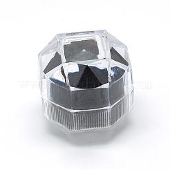 Transparent Plastic Ring Boxes&nbsp;OBOX-R001-04B